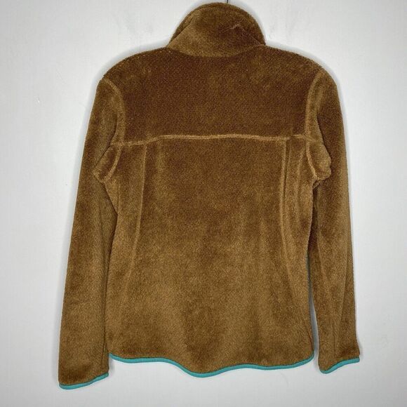 PATAGONIA Re-Tool T-Snap Pullover Women XS Brown Fleece Jacket Half-Snap - Picture 7 of 15